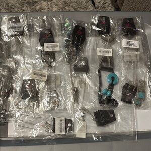 Lot of 14 necklace and earrings sets. 1 Necklace. 
Bundle for only $60.